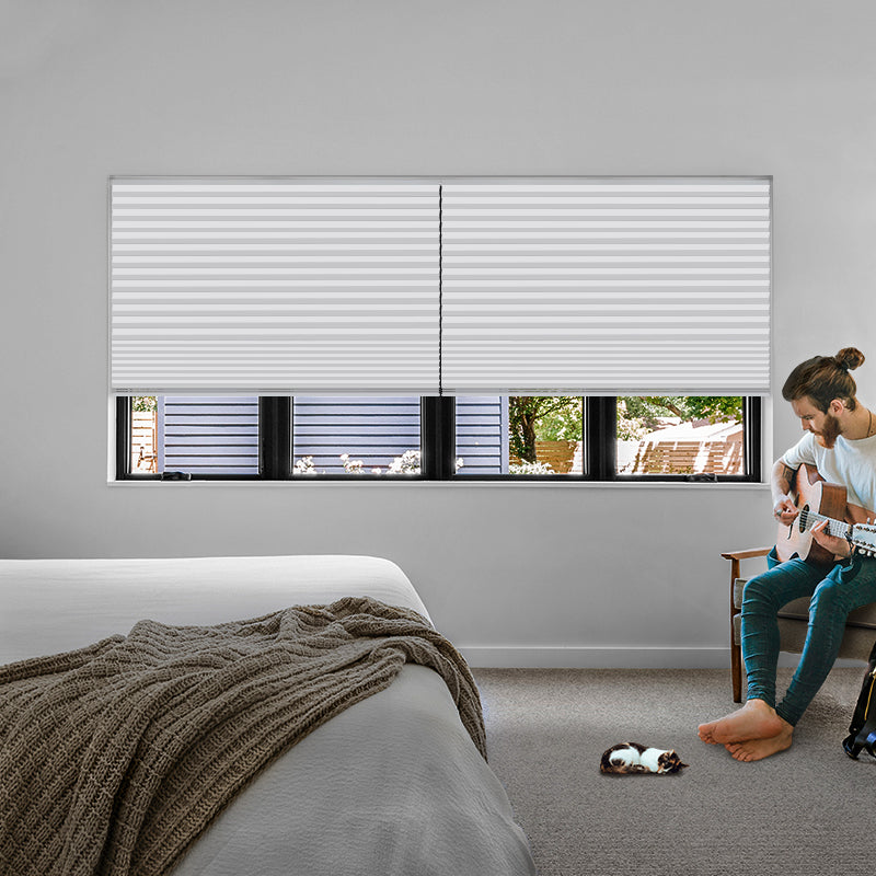 Homnique Motorized Blackout Cellular Shades Hazel