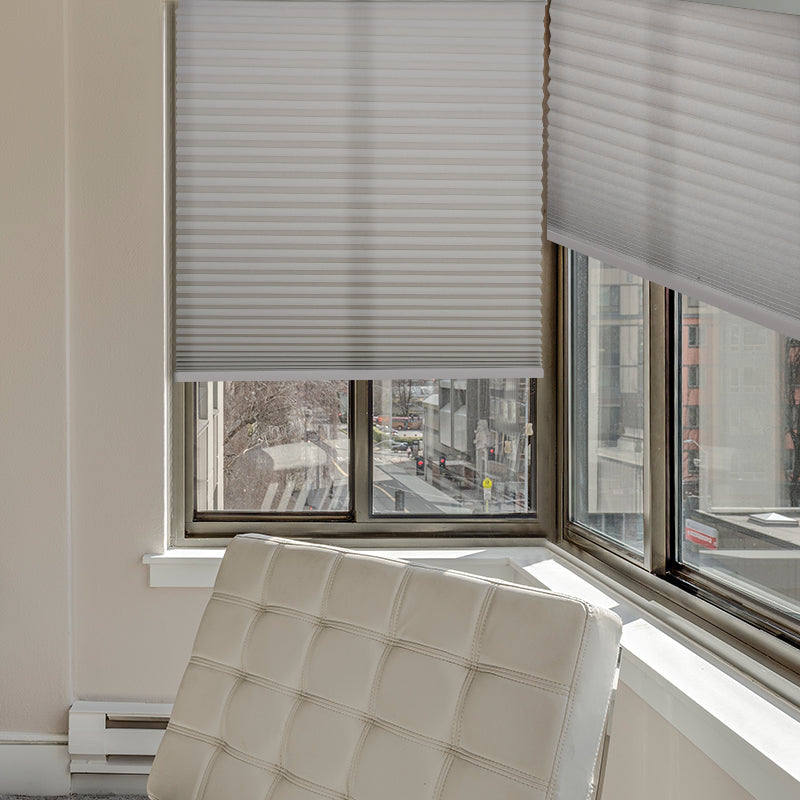 Homnique Motorized Light Filtering Cellular Shades Hazel